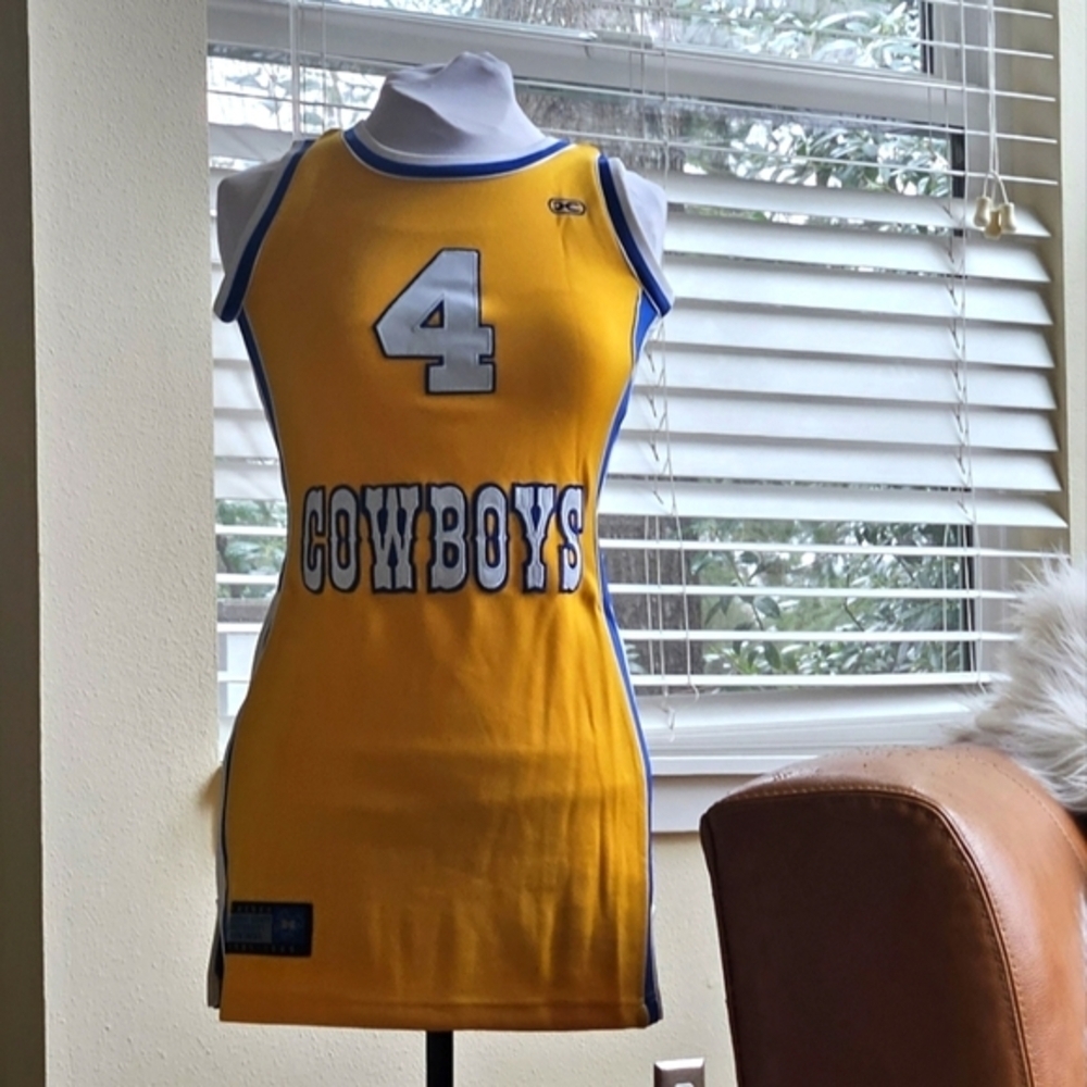 New W TagsJoe Dumars McNeese State Cowboys Jersey Dress Wmn's S Hardwood Legends - Picture 3 of 7